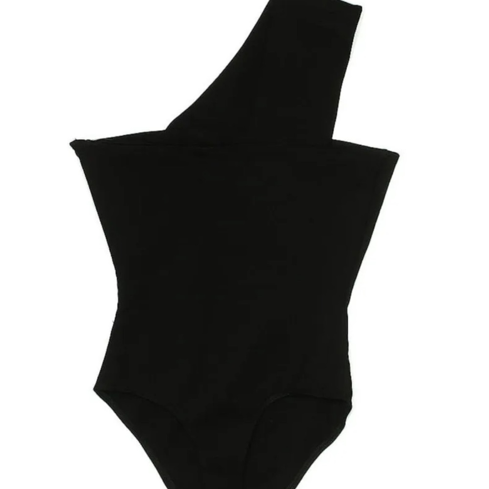 Superdown Black One Shoulder Bodysuit